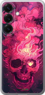 Силиконовый чехол Череп арт для Samsung Galaxy S25 - 6385u-3804 изображение 