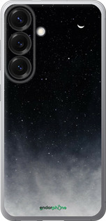 Силіконовий чехол Голубые облака, Голубая луна для Samsung Galaxy S25 - 6396u-3804 изображение 