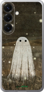 Силиконовый чехол Привидение и светлячки для Samsung Galaxy S25 - 6406u-3804 изображение 