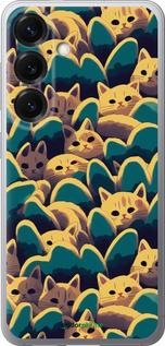 Силиконовый чехол С изображением кошек для Samsung Galaxy S25 - 6429u-3804 изображение 