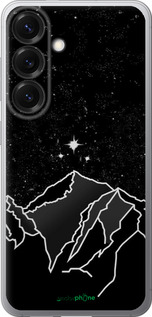 Силіконовий чехол Мінімалістичний гірський краєвид для Samsung Galaxy S25 - 6438u-3804 изображение 