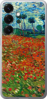 Силиконовый чехол Винсент Ван Гог-Маковое поле для Samsung Galaxy S25 - 6466u-3804 изображение 