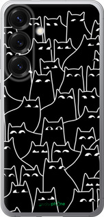 Силиконовый чехол С изображением кошек для Samsung Galaxy S25 - 6470u-3804 изображение 