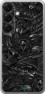 Силиконовый чехол Воронья ярость для Samsung Galaxy S25 - 6474u-3804 изображение 