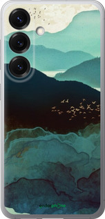 Силиконовый чехол С изображением гор Индиго для Samsung Galaxy S25 - 6484u-3804 изображение 