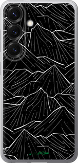 Силиконовый чехол С изображением Темных гор для Samsung Galaxy S25 - 6489u-3804 изображение 