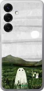 Силиконовый чехол Привидение для Samsung Galaxy S25 - 6492u-3804 изображение 