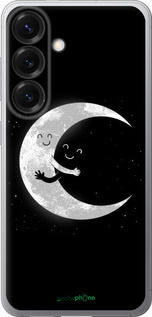 Силіконовий чехол Місячні обійми для Samsung Galaxy S25 - 6508u-3804 изображение 