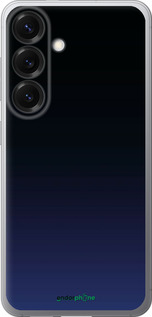 Силиконовый чехол Градиент в тёмно - синем стиле для Samsung Galaxy S25 - 6542u-3804 изображение 