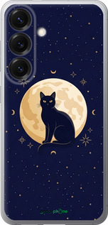 Силиконовый чехол 'Cute Cat Celestial/Witchy' для Samsung Galaxy S25 изображение 3