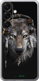 Силиконовый чехол Волк-меломан для Samsung Galaxy S25 - 875u-3804 изображение 