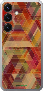 Силиконовый чехол Геометрический узор для Samsung Galaxy S25 - 904u-3804 изображение 