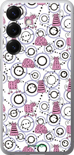 Силиконовый чехол Смешные коты для Samsung Galaxy S25 - 907u-3804 изображение 
