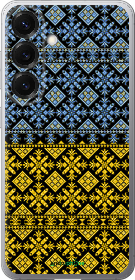 Силиконовый чехол Жовто-блакитна вишиванка для Samsung Galaxy S25 - 1169u-3804 изображение 