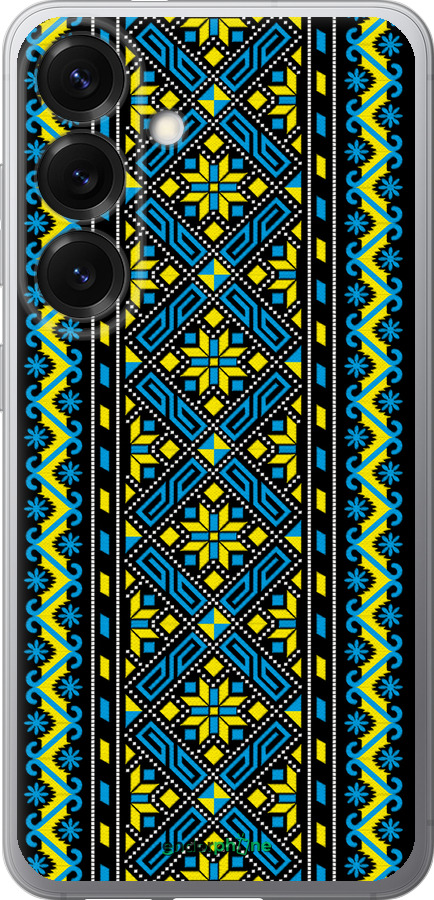 Силіконовий чехол Вишиванка 39 для Samsung Galaxy S25 - 1173u-3804 изображение 