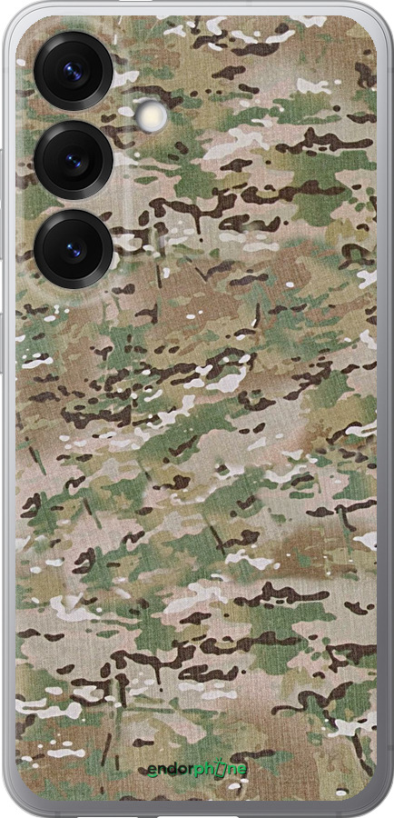 Силиконовый чехол Камуфляж v5 для Samsung Galaxy S25 - 1201u-3804 изображение 