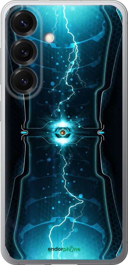 Силиконовый чехол Молнии в цилиндре для Samsung Galaxy S25 - 120u-3804 изображение 