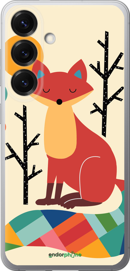 Силіконовий чехол Rainbow fox для Samsung Galaxy S25 - 4010u-3804 изображение 