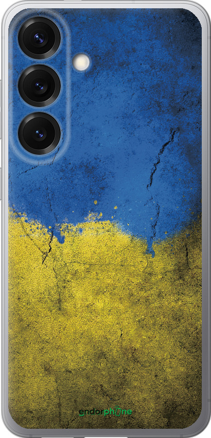 Силіконовий чехол Прапор України 2 для Samsung Galaxy S25 - 401u-3804 изображение 
