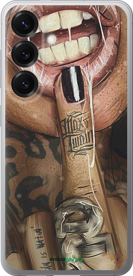 Силіконовий чехол Swag-girl для Samsung Galaxy S25 - 4124u-3804 изображение 
