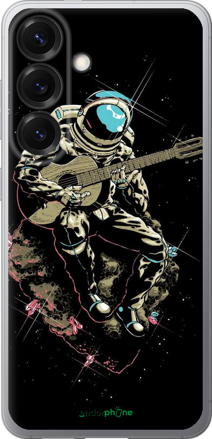 Силиконовый чехол Космонавт с гиратой для Samsung Galaxy S25 - 4138u-3804 изображение 