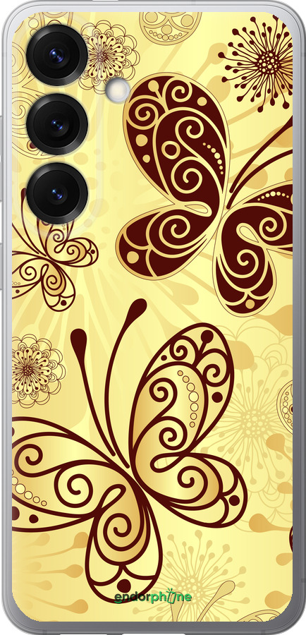 Силиконовый чехол Красивые бабочки для Samsung Galaxy S25 - 4170u-3804 изображение 