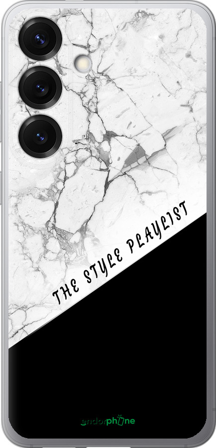 Силиконовый чехол The style playlist для Samsung Galaxy S25 - 4308u-3804 изображение 