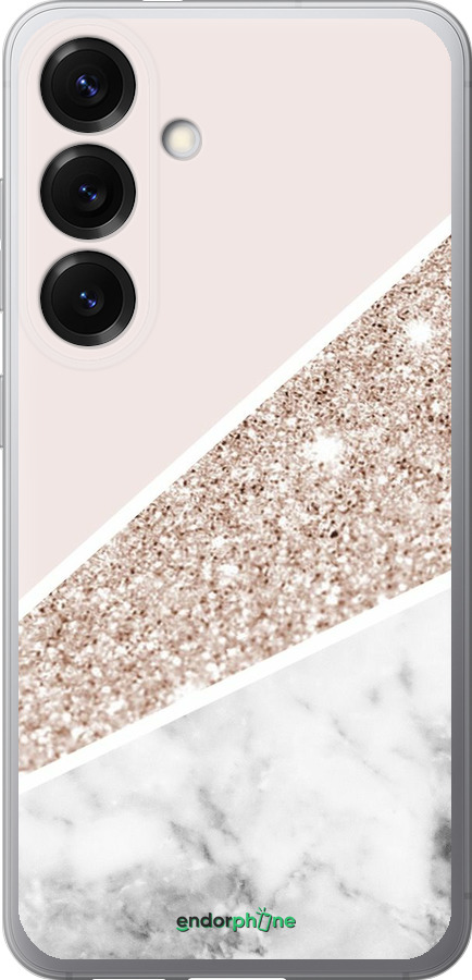 Силіконовий чехол Пастельний мармур для Samsung Galaxy S25 - 4342u-3804 изображение 