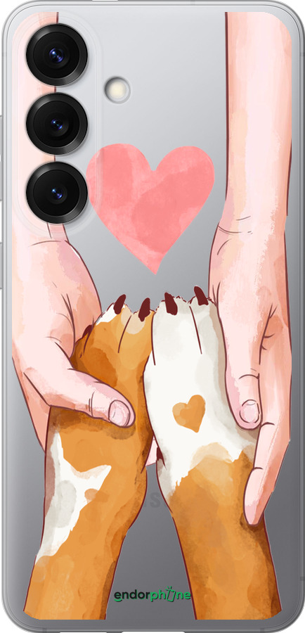 Силиконовый чехол Дружба для Samsung Galaxy S25 - 4410u-3804 изображение 