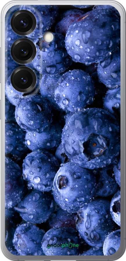Силиконовый чехол Голубика для Samsung Galaxy S25 - 4459u-3804 изображение 