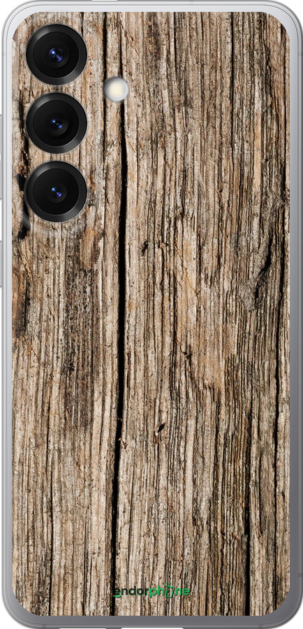 Силиконовый чехол Текстура дерева для Samsung Galaxy S25 - 4476u-3804 изображение 
