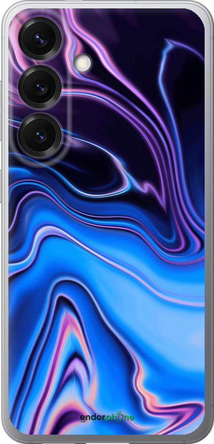 Силиконовый чехол Узор воды для Samsung Galaxy S25 - 4491u-3804 изображение 