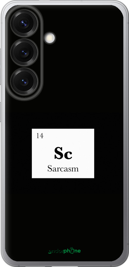 Силиконовый чехол Сарказм для Samsung Galaxy S25 - 4501u-3804 изображение 