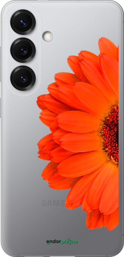 Силіконовий чехол Гербера 1 для Samsung Galaxy S25 - 4534u-3804 изображение 