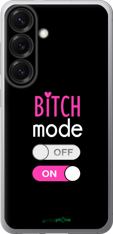 Силіконовий чехол Bitch mode для Samsung Galaxy S25 - 4548u-3804 изображение 