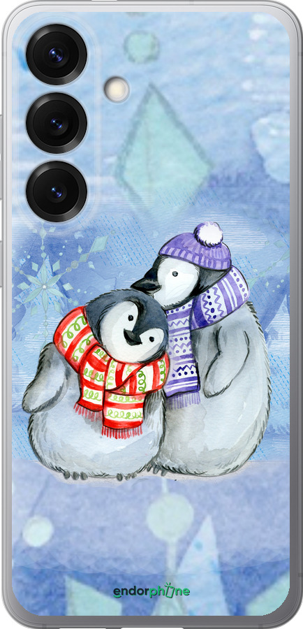 Силиконовый чехол Новогодний 5 для Samsung Galaxy S25 - 4618u-3804 изображение 