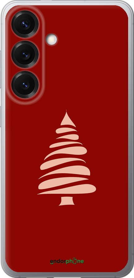 Силиконовый чехол Новогодний 15 для Samsung Galaxy S25 - 4628u-3804 изображение 