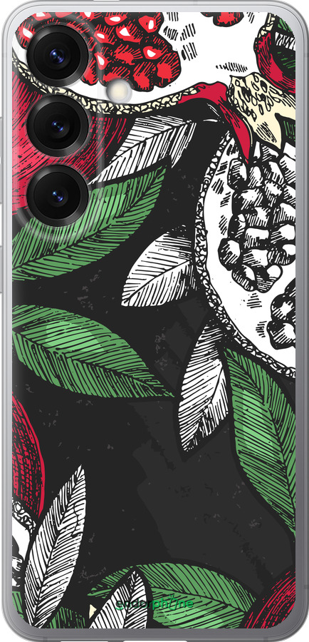 Силіконовий чехол Гранат для Samsung Galaxy S25 - 4692u-3804 изображение 