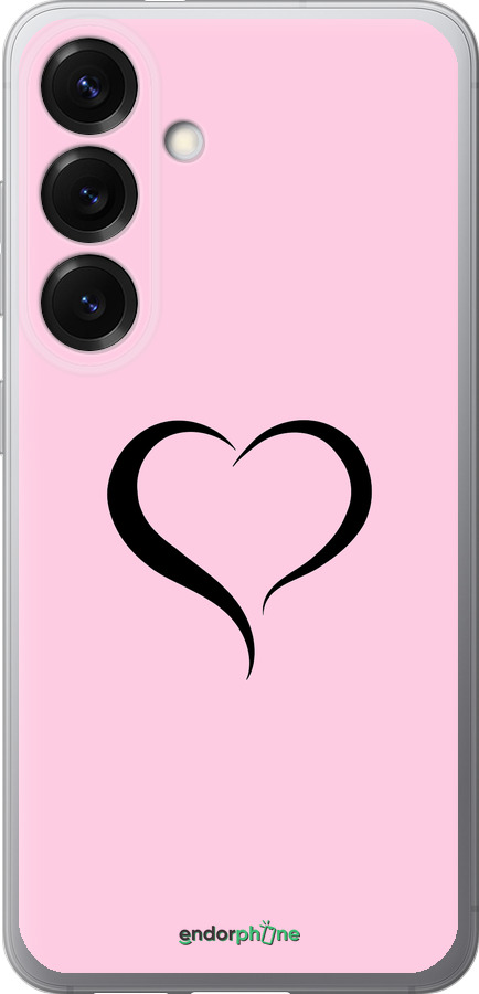 Силиконовый чехол Сердце 1 для Samsung Galaxy S25 - 4730u-3804 изображение 