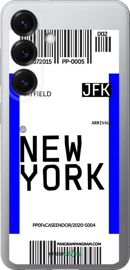 Силиконовый чехол New York для Samsung Galaxy S25 - 4861u-3804 изображение 