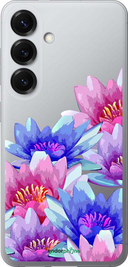 Силіконовий чехол Лотос для Samsung Galaxy S25 - 4862u-3804 изображение 