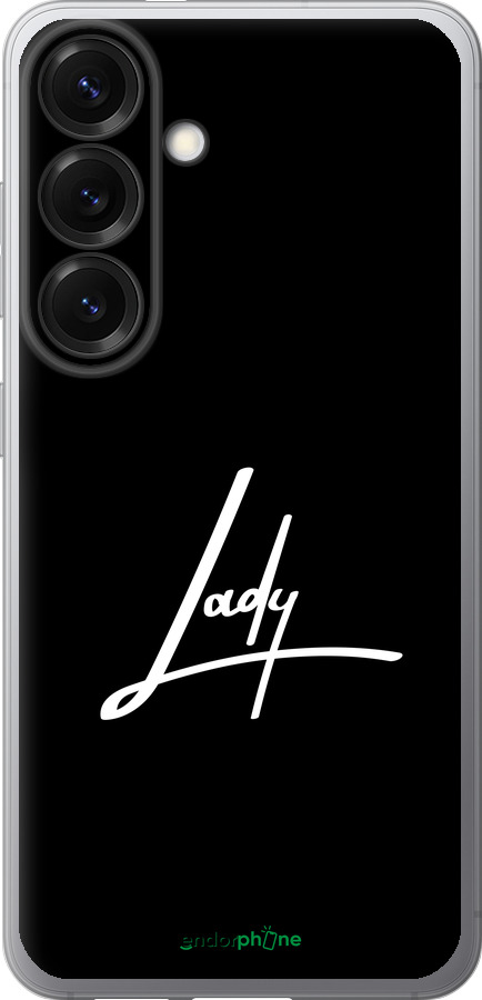 Силиконовый чехол Lady 2 для Samsung Galaxy S25 - 4867u-3804 изображение 