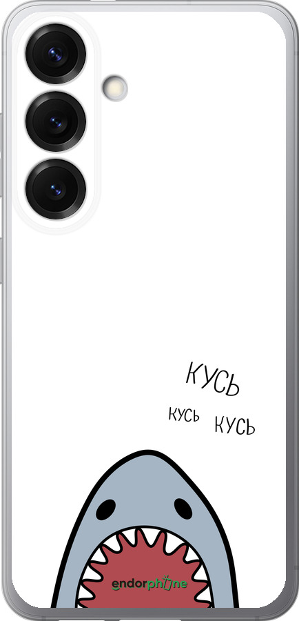Силиконовый чехол Акула для Samsung Galaxy S25 - 4870u-3804 изображение 