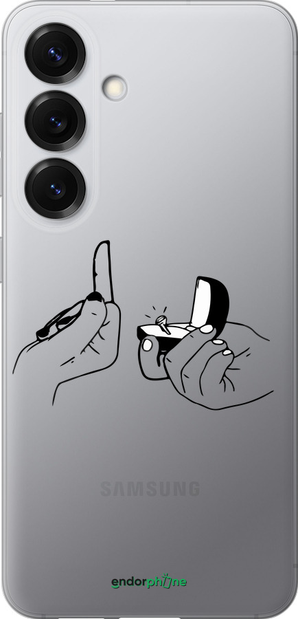 Силіконовий чехол Пропозиція для Samsung Galaxy S25 - 4898u-3804 изображение 