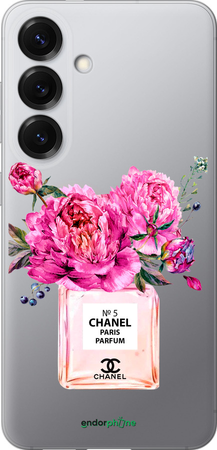 Силиконовый чехол Chanel для Samsung Galaxy S25 - 4906u-3804 изображение 