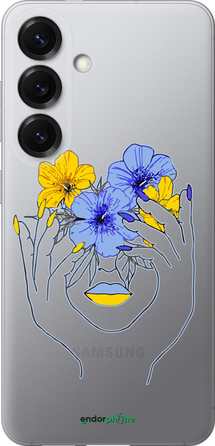 Силіконовий чехол Дівчина v4 для Samsung Galaxy S25 - 5276u-3804 изображение 
