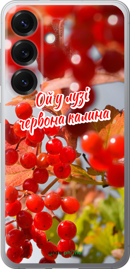 Силіконовий чехол Калина для Samsung Galaxy S25 - 5454u-3804 изображение 