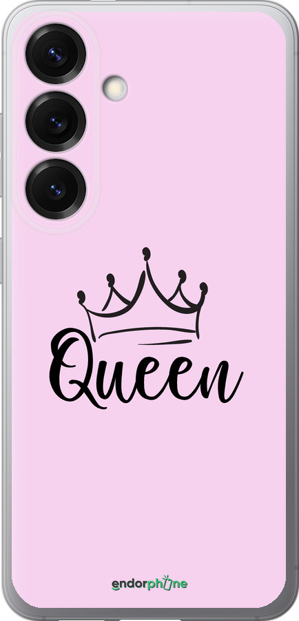 Силіконовий чехол Queen & King для неї для Samsung Galaxy S25 - 5520u-3804 изображение 