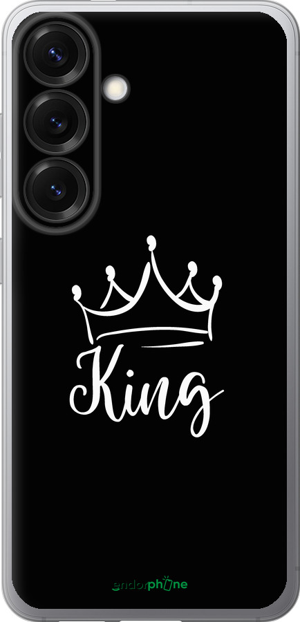 Силіконовий чехол Queen & King для нього для Samsung Galaxy S25 - 5521u-3804 изображение 