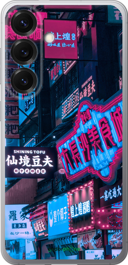 Силіконовий чехол Hong Kong City для Samsung Galaxy S25 - 5536u-3804 изображение 